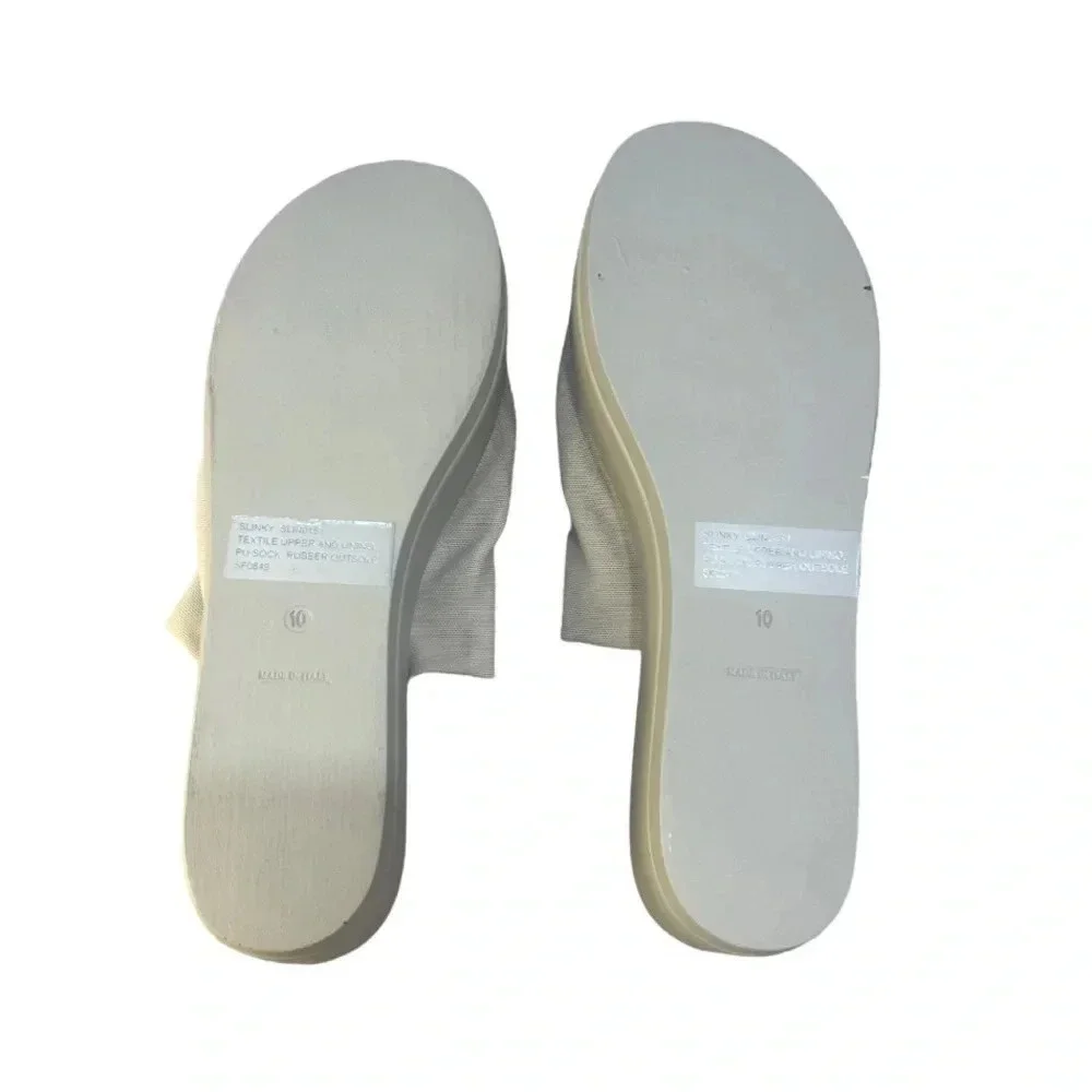 Steve Madden Platform Slinky Sandals In Colour Natural/ Cream NWB Size 10 - Picture 7 of 10